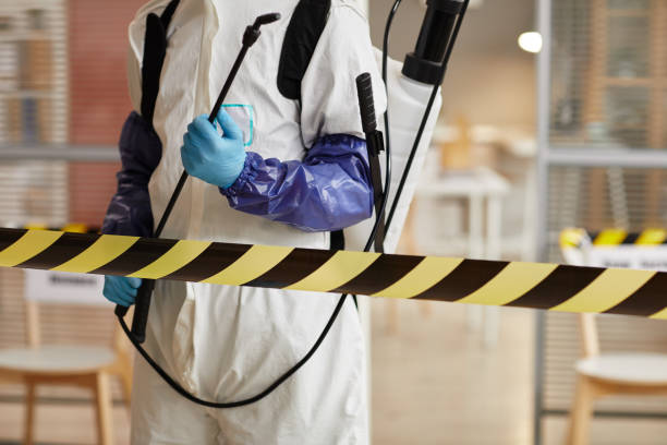 Professional Biohazard Cleanup technician working in Hiawassee, GA
